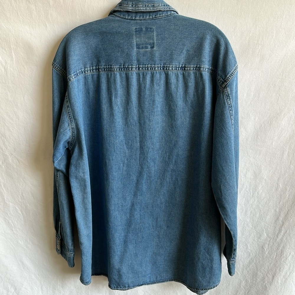 Guess denim button-down shirt, size 3 - Picture 5 of 11